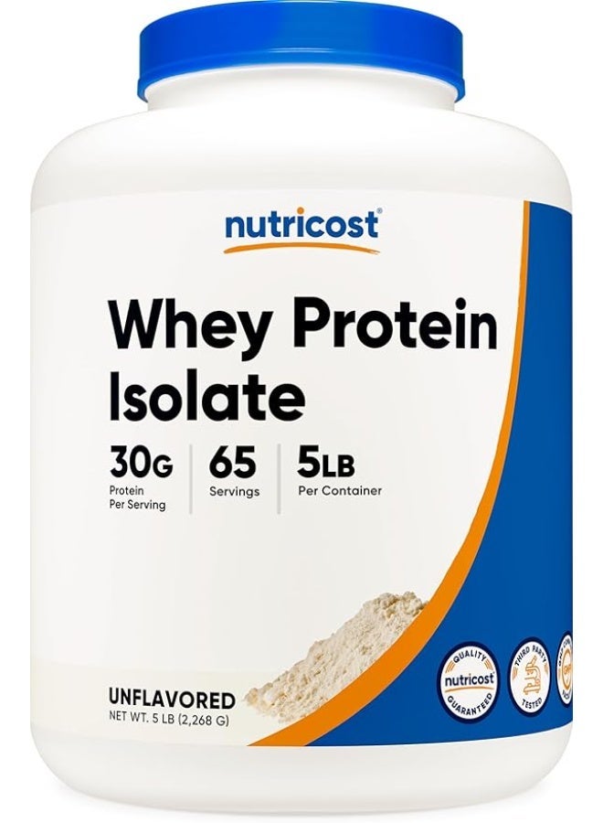 نوتريكوست، بروتين مصل اللبن المعزول، بدون نكهة، 5 أرطال (2268 غرام) - Image 1